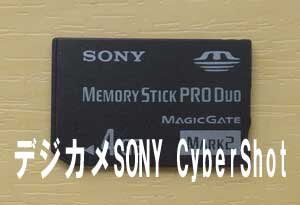 熊本県からSONYデジカメで、機種はCyberShotで写真を消去