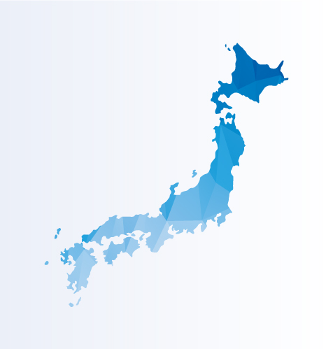 日本全国の地図