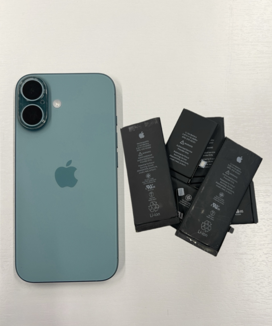 16.16Pro.16e純正バッテリー、純正部品を使い修理できます。